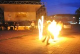 Zlínskou Bambiriádu zpestřila i ohňová show. (Foto archiv Bambiriády)