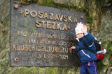 Posázavská turistická stezka nedaleko srubu Psí zub má téměř stoletou tradici