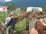 Dobrovolníci pomáhali nedaleko Tatranské Lomnice 