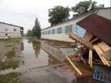 Povodeň 2013 se nevyhnula ani dětským spolkům - loděnice tomíků Delfínů v Litoměřicích